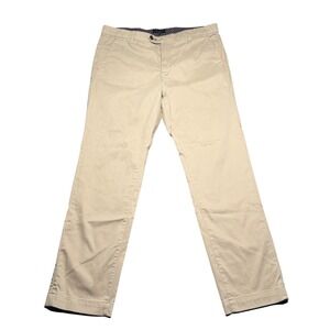 Ted Baker London‎ Chino Pants Flat Front Straight Leg Khaki Beige Size 36R